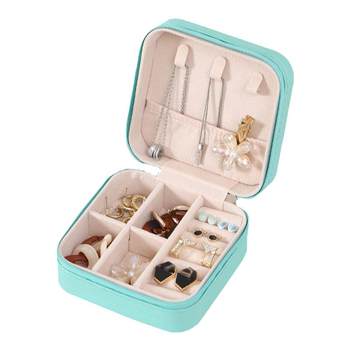 Portable jewelry box storage box exquisite mini box
