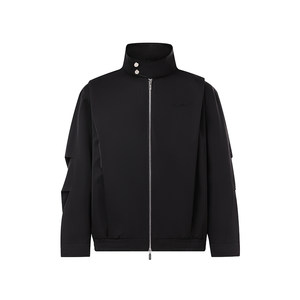 FORNINES water-repellent design stand-up collar bomber jacket men's and women's trendy brand clothes spring and autumn American jacket