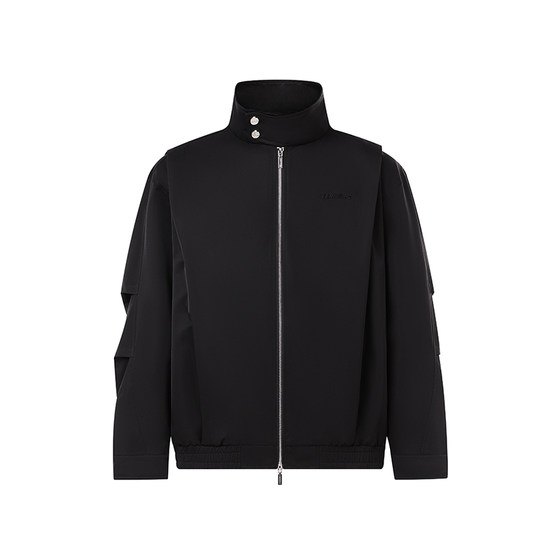 FORNINES water-repellent design stand-up collar bomber jacket men's and women's trendy brand clothes spring and autumn American jacket