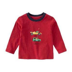 
David Bella children's long-sleeved T-shirt 2026 spring new boys' pure cotton bottoming shirt male baby printed top