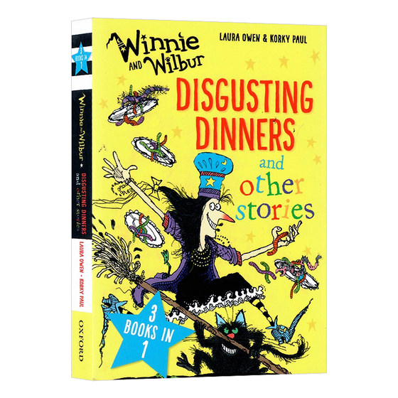 牛津精品读物 女巫温妮系列恶心的晚餐 英文原版读物WINNIE & WILBUR: DISGUSTING DINNERS 吴敏兰书单温妮女巫魔法读物