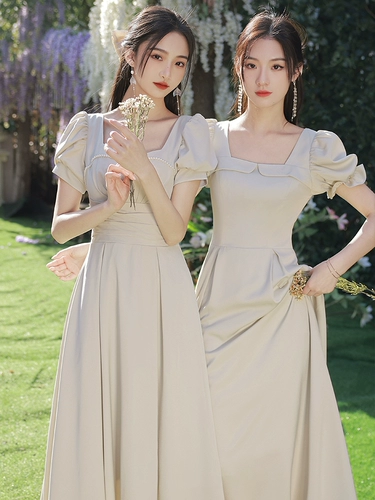 Небольшое зимнее платье подружки невесты, вечернее платье, длинная юбка, коллекция 2023, яркий броский стиль, по фигуре