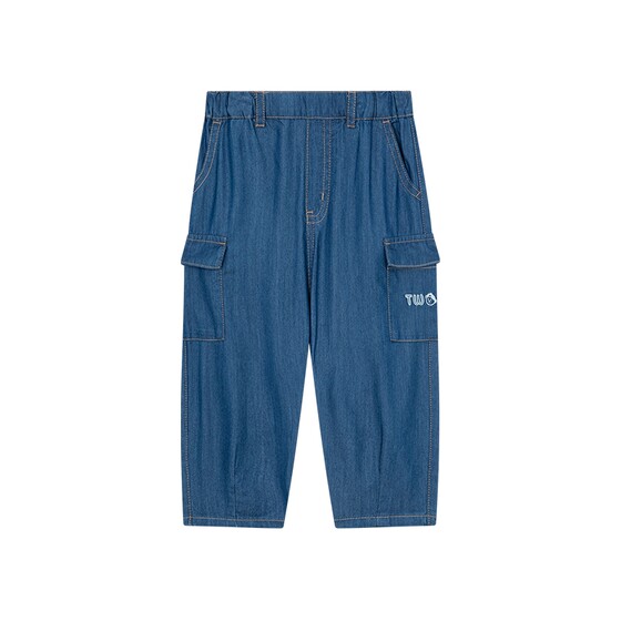 
TeenieWeenie Kids Bear Children's Wear 26 Summer New Cool Sunscreen Workwear Jeans for Baby Boys