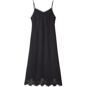 
Re-BLUE light luxury elegant women's clothing French retro style romantic hem lace splicing sexy high-waist suspender skirt