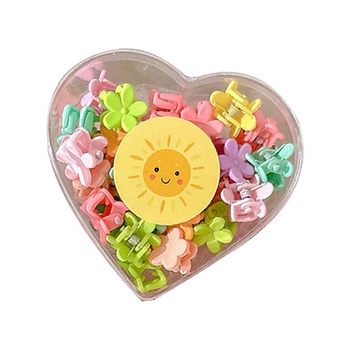 Baby mini kids grabbing girls bangs hair clip
