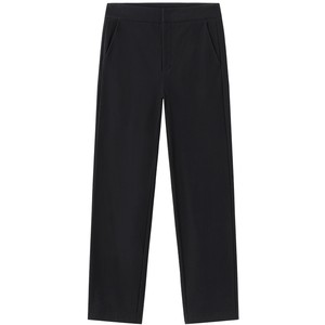 
Cotton Era Women's Straight Pants Velvet Feel Pure Cotton Thickened Black Nine-Point Trousers Stretch Pants Sports Pants Casual