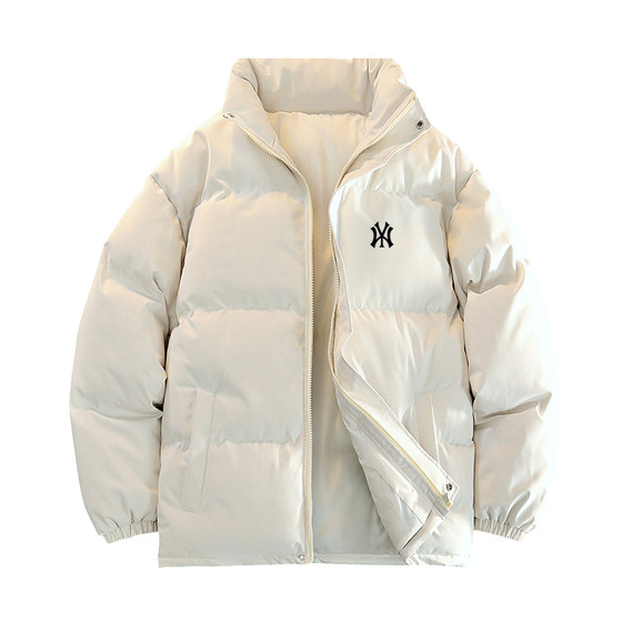 
Outlet new winter cotton coat men's thickened cotton jacket couple loose versatile stand-up collar warm cotton coat