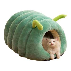 
Caterpillar sleeping bag cat nest winter warm sleeping nest cat thickened winter closed pet kennel winter cat house