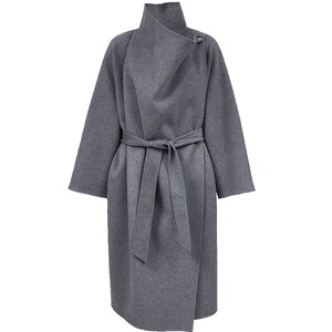 
ONLY2025 new winter style draped collar sheep wool double-sided woolen coat mid-length woolen coat for women
