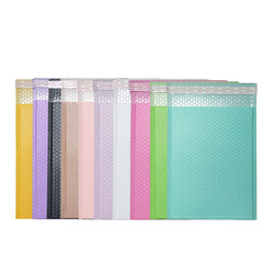 Ready stock colorful matte clothing waterproof foam envelope bag