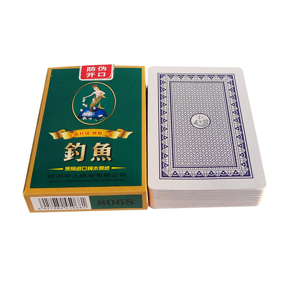 
Fishing playing cards authentic cheap wholesale playing cards thickened and hardened poker