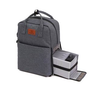 Camera bag shoulder small suit Canon 5d4 women Nikon Sony Micro Single Professional Photography Bag SLR Bag Large Capacity Thickened Partition Upper and Lower Separation Notebook Bag Backpack Photography Bag 16
