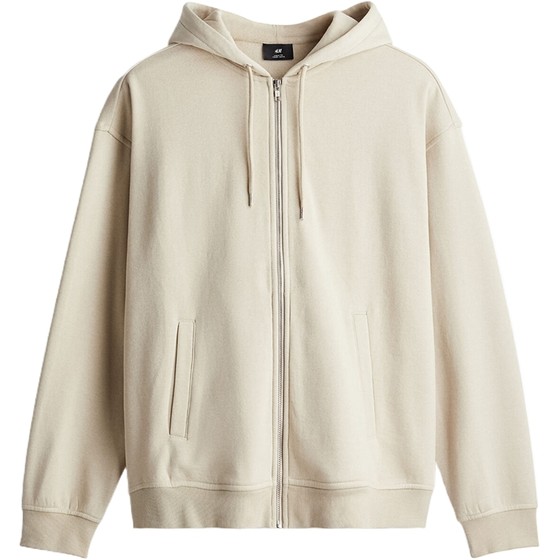 
HM men's and women's sweatshirt winter American couple's hooded zipper jacket casual sweatshirt cardigan 1011890