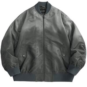 
PEACEBIRD Men's Couple Gradient Baseball Uniform Spring Loose Jacket Coat Trendy Pilot Casual Jacket