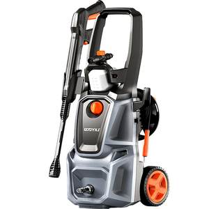 Yili Car Wash Machine High Pressure Water Gun Household 220V Supercharged Water Pump Powerful Floor Cleaning Machine Portable Car Wash Machine
