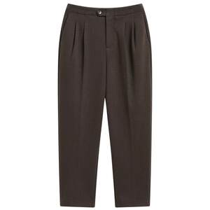 
[Same style in mall] Brown casual pants for women with petite pencil pants and temperament straight pants 2025 autumn and winter new style