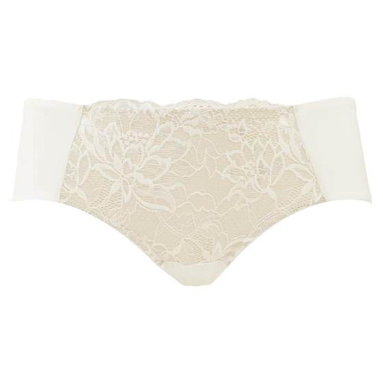 
Nude soft Gerier new breathable lace panties for women's skin-friendly pure cotton crotch comfortable mid-waist briefs