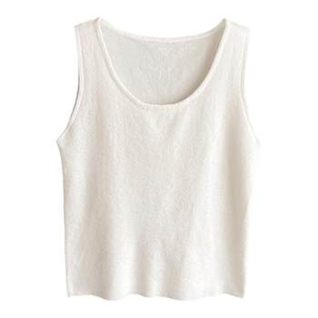 
[Knitted versatile style] Soft and glutinous suspender vest