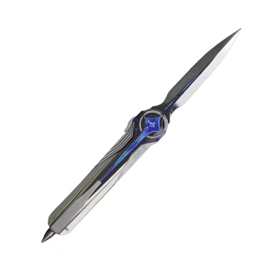 
Delta Action Game Peripheral Polaris Spring Automatic Retractable Butterfly Knife Alloy Weapon Ornament Toy