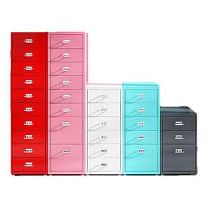 Iron cabinet, filing cabinet, office data cabinet, color six bucket cabinet, filing cabinet, drawer, low cabinet, disassembly cabinet, storage cabinet