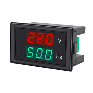 
Generator digital display voltage frequency meter AC single-phase 220v three-phase 380v50HZ tester DL85-2080A