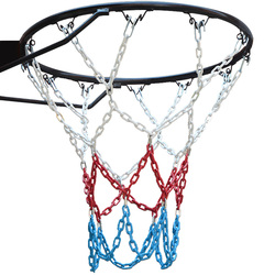 Metal Basketball Net, Iron Chain, Thickened And Durable Iron Basket Net, Basketball Net Pocket, Iron Net, Basketball Frame Net, Stainless Steel Basket Net