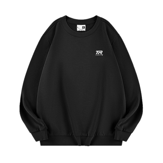 
Jordan sports sweatshirt men's 2025 winter new style plus velvet, warm and comfortable, simple round neck knitted top, long sleeves