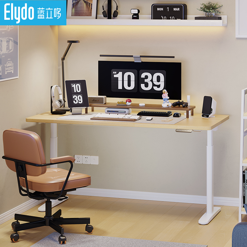 蓝立哆H2e Pro电动升降桌电脑桌站立工作台书桌 双电机写字桌