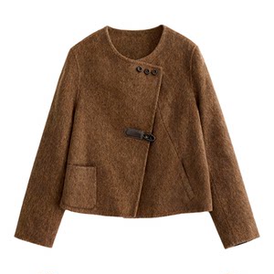 Exclusively for the live broadcast room [New style] Huge and beautiful long-sleeved woolen coat women's short jacket. Please note the code when ordering.