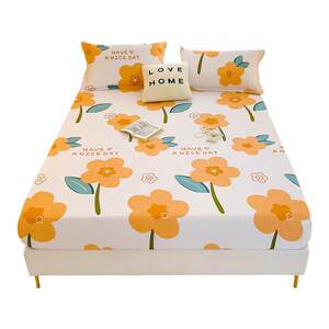 
Pure cotton fitted sheet single piece spring and summer cotton bedspread thickened dustproof all-inclusive Simmons mattress protector bed sheet bed cover