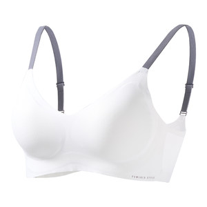 
Girls' student underwear back buckle bra high school students' seamless thin vest development period breathable fixed cup makes the cup appear smaller