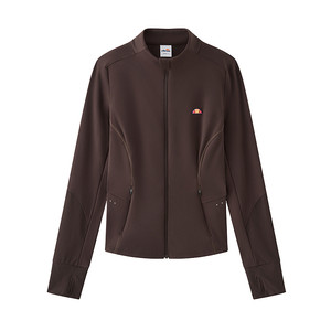 
Ellesse Little Shell Spring and Autumn Tennis Suit Slim Fit Sports Quick-Drying Long-Sleeved Fitness Suit Running Inner for Women
