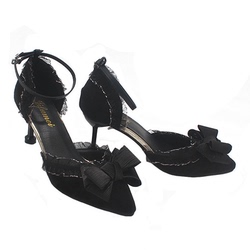 Lolita Shoes: Flower Marriage Night Story Original Authentic Handmade High Heels Versatile Daily Black Lolita Shoes