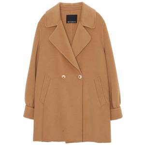 
Answer to the mystery medium-length wool wool coat for women Dongdimuer style loose double-breasted wool coat 234MD1497