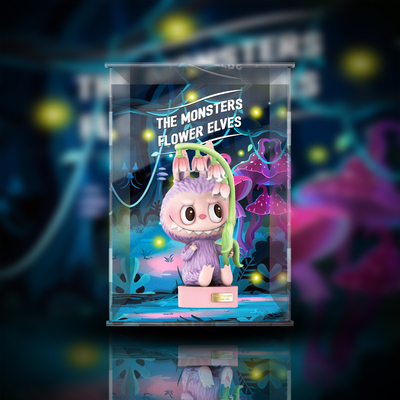 taobao agent 【Move】Bubble Matt Labubu Wind Bell Flower Doll Lantern David Special Display Box
