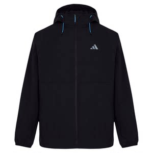 
adidas Adidas men's spring and summer black all-match thin coat sports fitness jacket coat KR2511