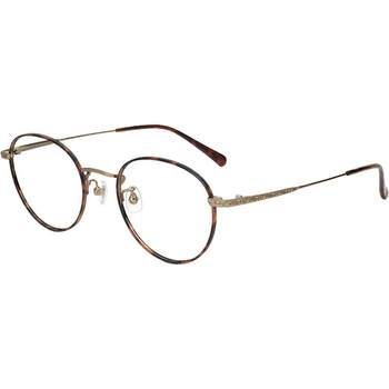 JINS eye-catching glasses with metal frame, slim and trendy myopia glasses, can be equipped with anti-blue light film UMF24A071