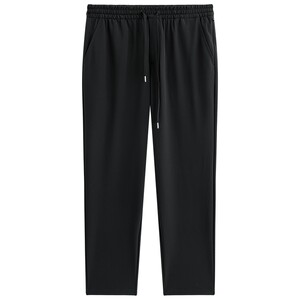 
[Same style in shopping malls] PEACEBIRD Men's Black Fashion Casual Pants Spring New Tapered Pants B1GMG1609