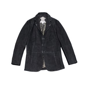 
High-end and luxurious goods! The first layer imported frosted old cowhide 1.5mm thick 2.5kg heavy! Genuine leather jacket for men's suit