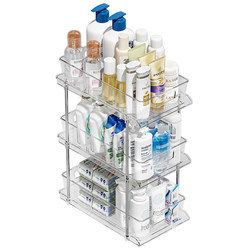 Pull-out large-capacity storage rack under the sink