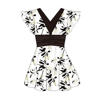 TOSWIM body dress women's conservative swimsuit