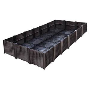 
Flower box vegetable planting special box balcony planting box household rectangular vegetable ceramic plastic large flower pot resin