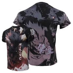 MMA Goku Short Sleeve Black Myth Muay Thai Sports Breathable T-shirt Training Kick Boxing UFC Boxing Quick Dry Custom Short Sleeve
