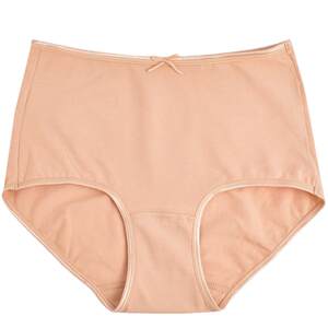 Butterfly Anfen Women's Underwear High waist, abdomen, buttocks, pure cotton simple cotton simple bow comfortable breathable flat trousers large size