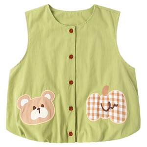 
[100% Cotton] Dudujia Children's Vest Spring and Autumn Girls' Vests Pure Cotton Baby Tops New Boys' Spring Clothes
