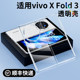 ເຫມາະສໍາລັບ VIVO X Fold3 ກໍລະນີໂທລະສັບມືຖື vivoxfold3Pro ຝາປິດໂປ່ງໃສ vivo ຫນ້າຈໍພັບ