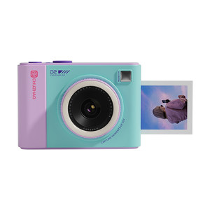 
First photo Polaroid camera for girls, cute mini film camera that directly produces color photos as a New Year gift for girlfriend