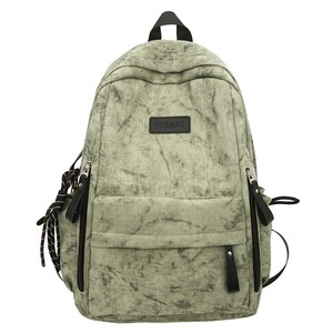 Japanese campus minimalist and versatile backpack female high school student junior high school student class school bag large -capacity backpack men's tide