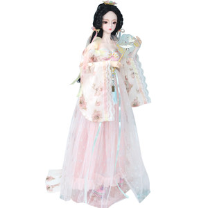
bjd doll ancient windbreaker sd 60 cm ancient costume clothes for three countries Lolita