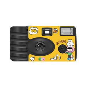 Foxed Corder retro foolishid color film illustration camera children's shooting machine birthday gift